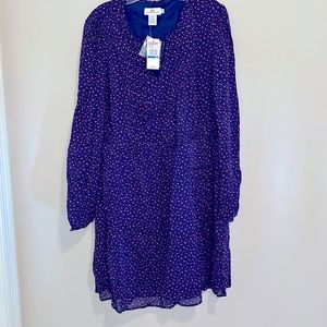 Vineyard Vines, XL, Boathouse Star dress, navy, cranberry